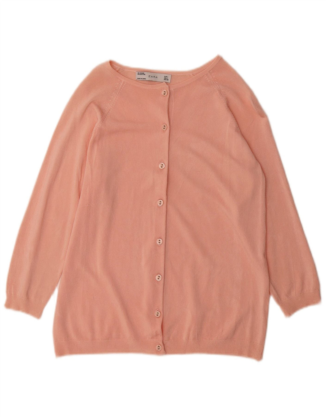 Zara ženski kardigan pulover UK 16 Large Pink