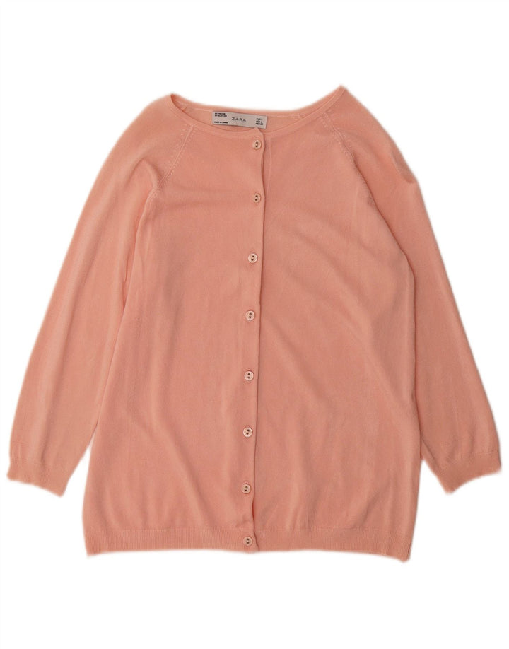 Zara ženski kardigan pulover UK 16 Large Pink