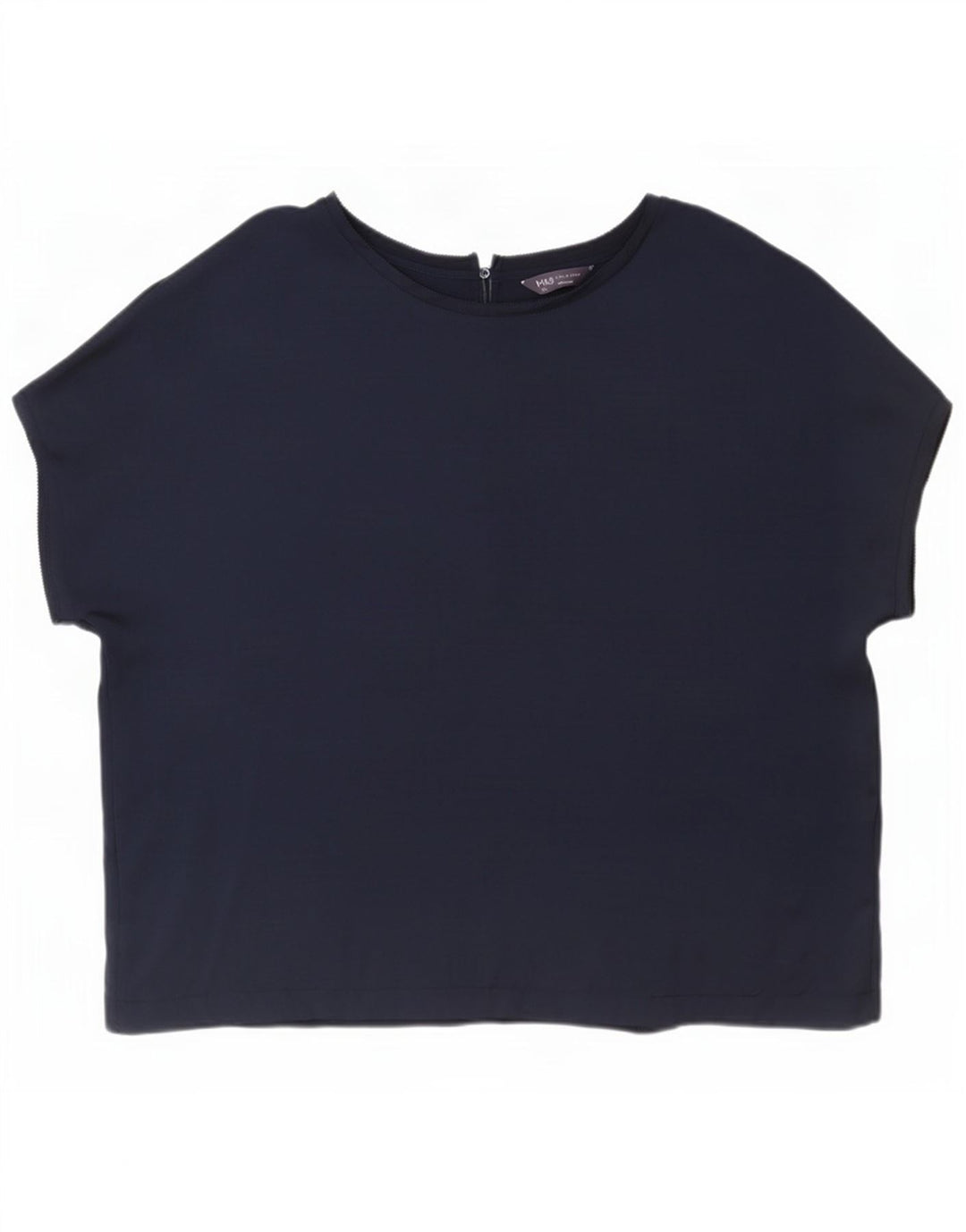 Marks & Spencer gornji dio ženske prevelike bluze UK 20 2XL tamnoplava