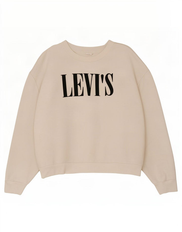 Levi's Ženska majica s motivom prekomjerne majice UK 16 Veliki bijeli pamuk