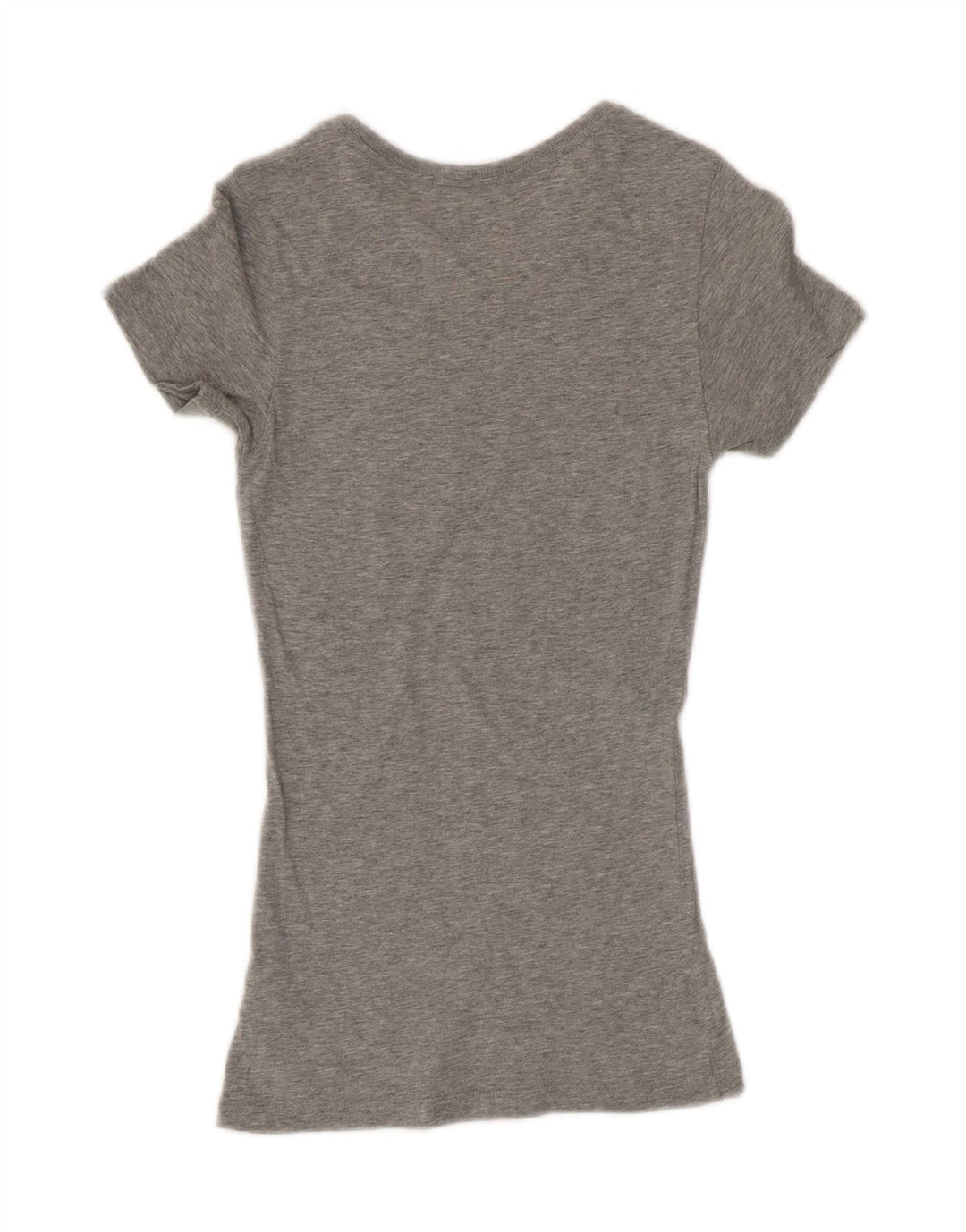 NIKE Womens Slim Fit Graphic T-Shirt Top UK 4 XS Grey Cotton Vintage Nike and Second-Hand Nike from Messina Hembry 