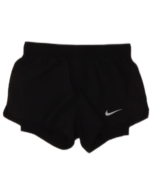 Nike ženske Dri Fit sportske kratke hlače UK 6 XS crni poliester