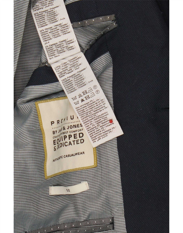 Jack & Jones muška jakna s 2 gumba IT 52 XL tamnoplavi poliester