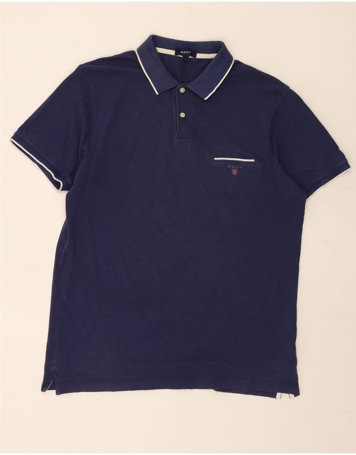 Gant muška polo majica velika tamnoplava pamuk