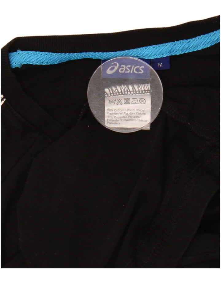 ASICS muška grafička majica kratkih rukava, srednji crni pamuk