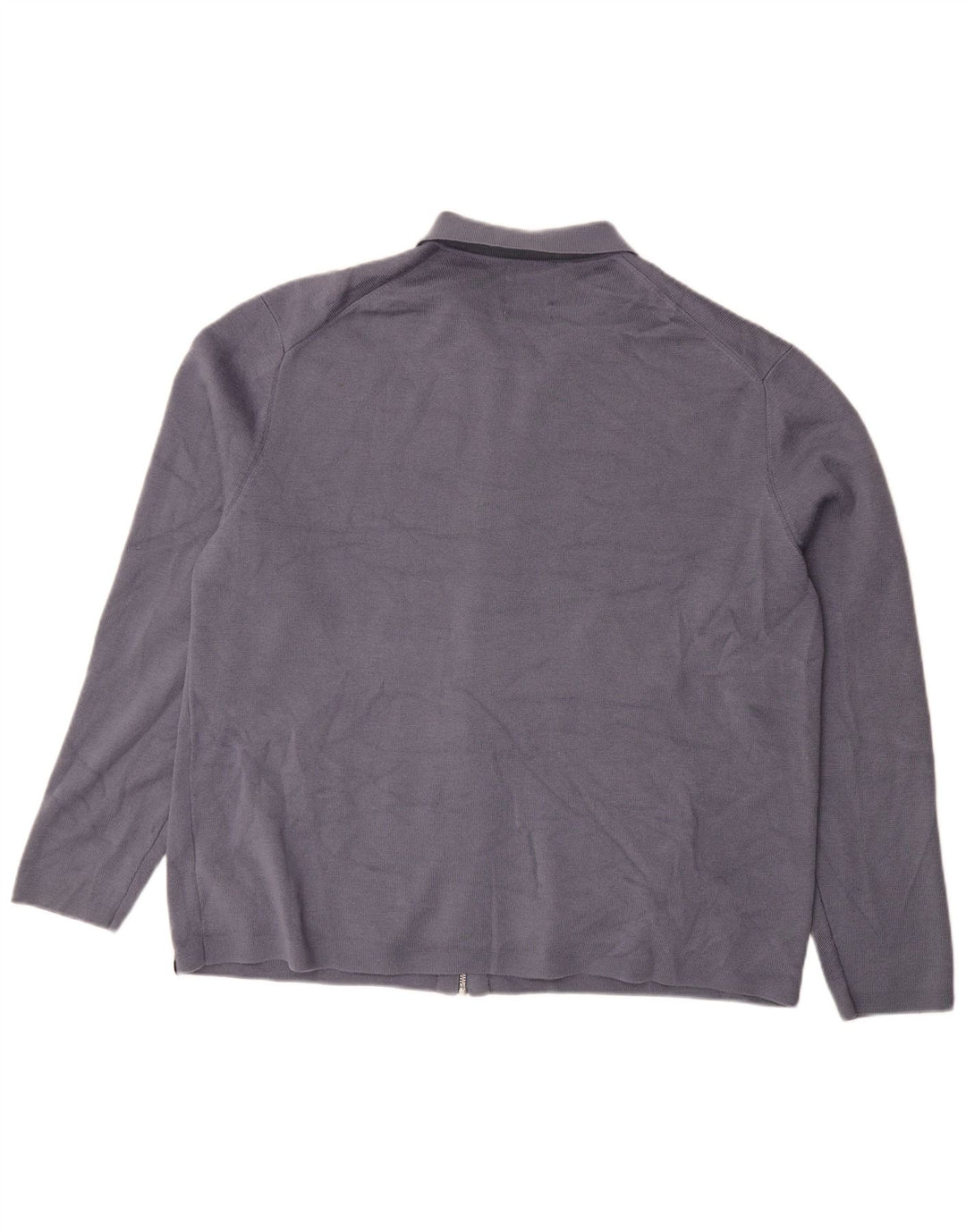 Marks & Spencer muški kardigan pulover XL plava merino vuna