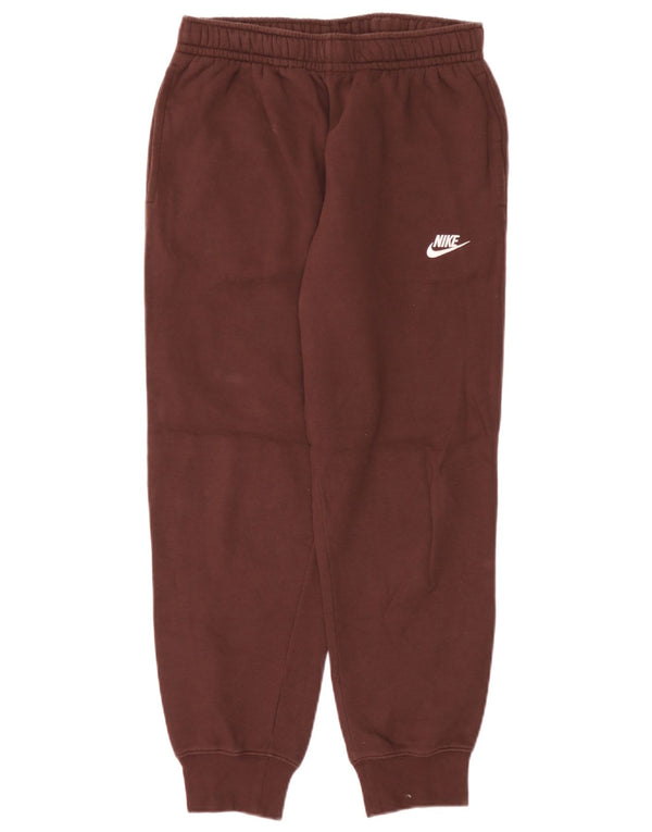 Nike Ženska trenirka Hlače Joggers UK 10 Small Brown Cotton
