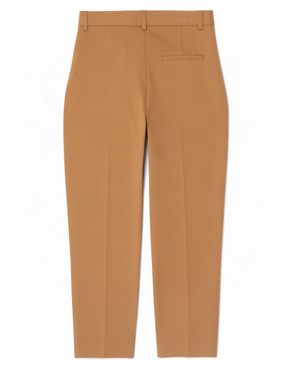 Tommy Hilfiger Womens High Waist Cropped Trousers US 4 Small W28 L26 Beige