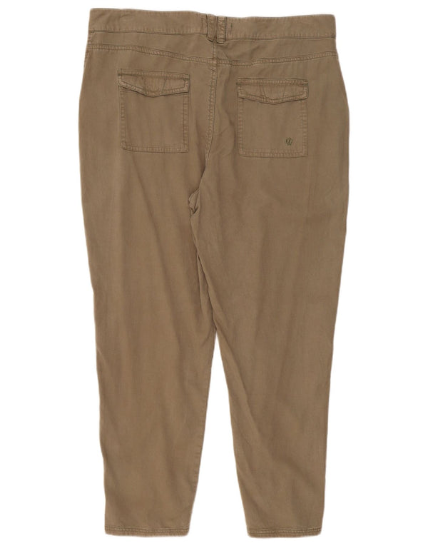 Fat Face ženske skraćene hlače visokog struka UK 16 Large W36 L26 Kaki