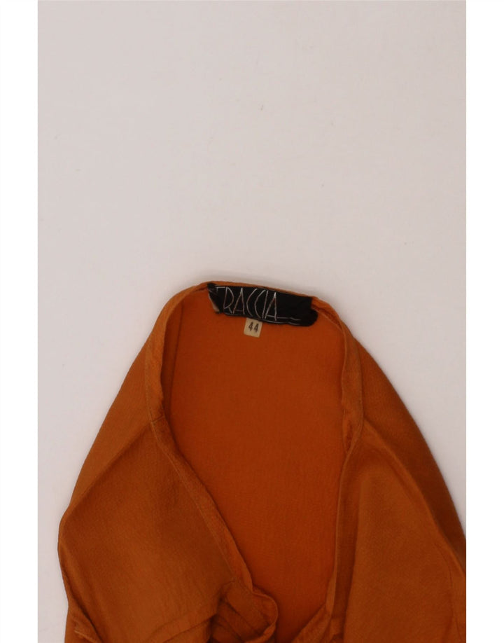 VINTAGE Womens Sleeveless Blouse Top IT 44 Medium Brown Vintage Vintage and Second-Hand Vintage from Messina Hembry 