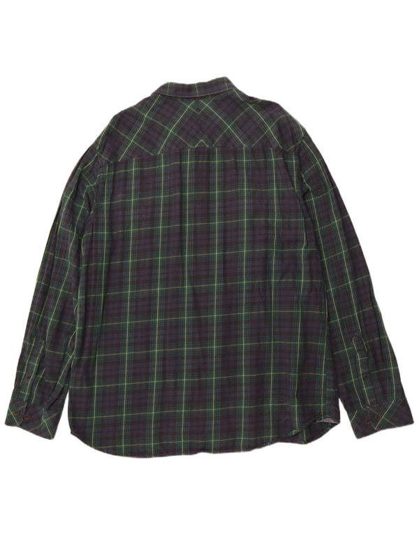 TIMBERLAND Muška Earthkeepers uska košulja od flanela 3XL tamnoplava karirana