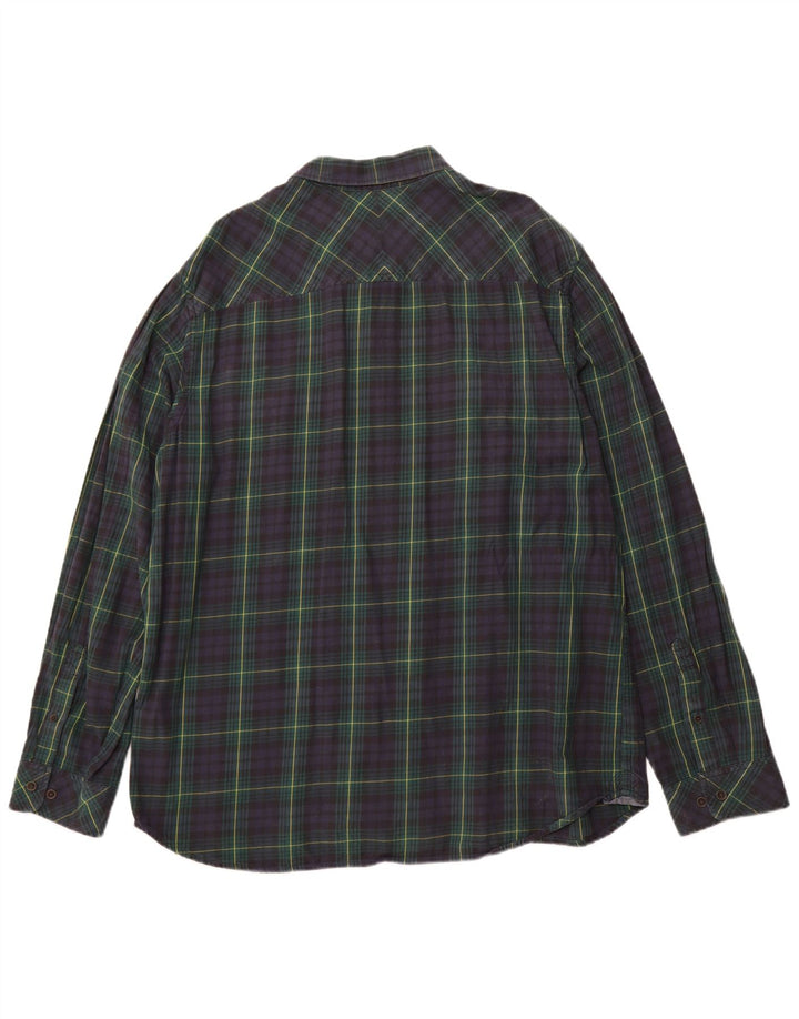 TIMBERLAND Muška Earthkeepers uska košulja od flanela 3XL tamnoplava karirana