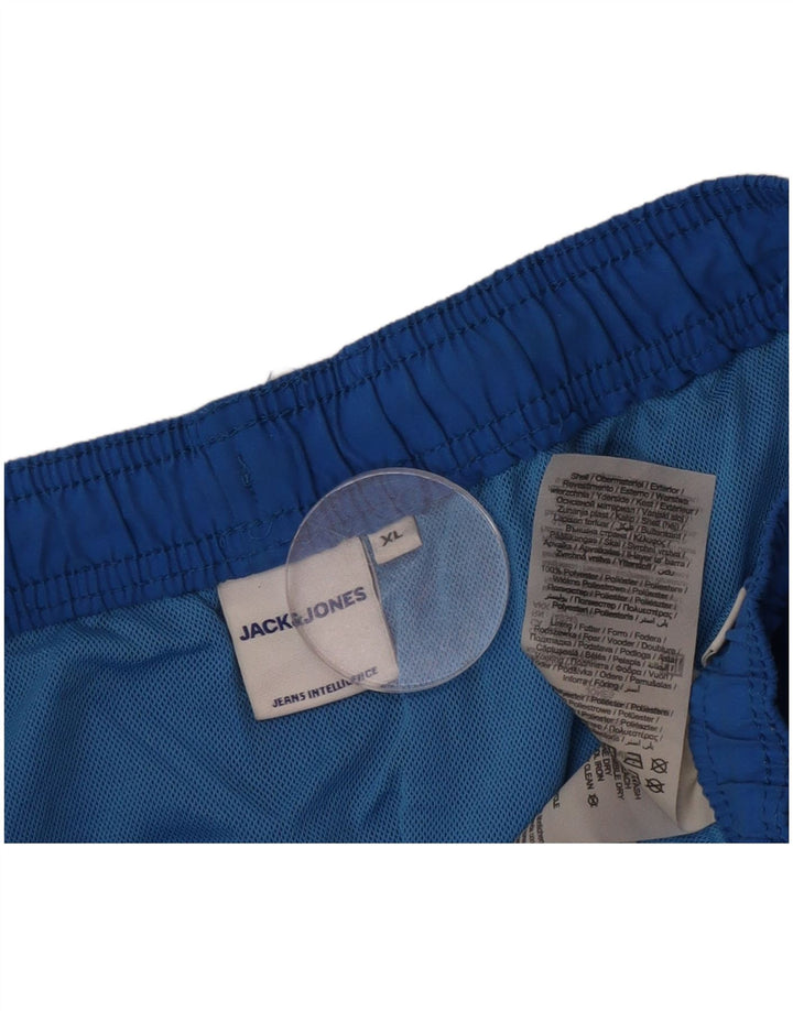 Jack & Jones muške kratke hlače za plivanje s grafičkim motivima XL plavi poliester