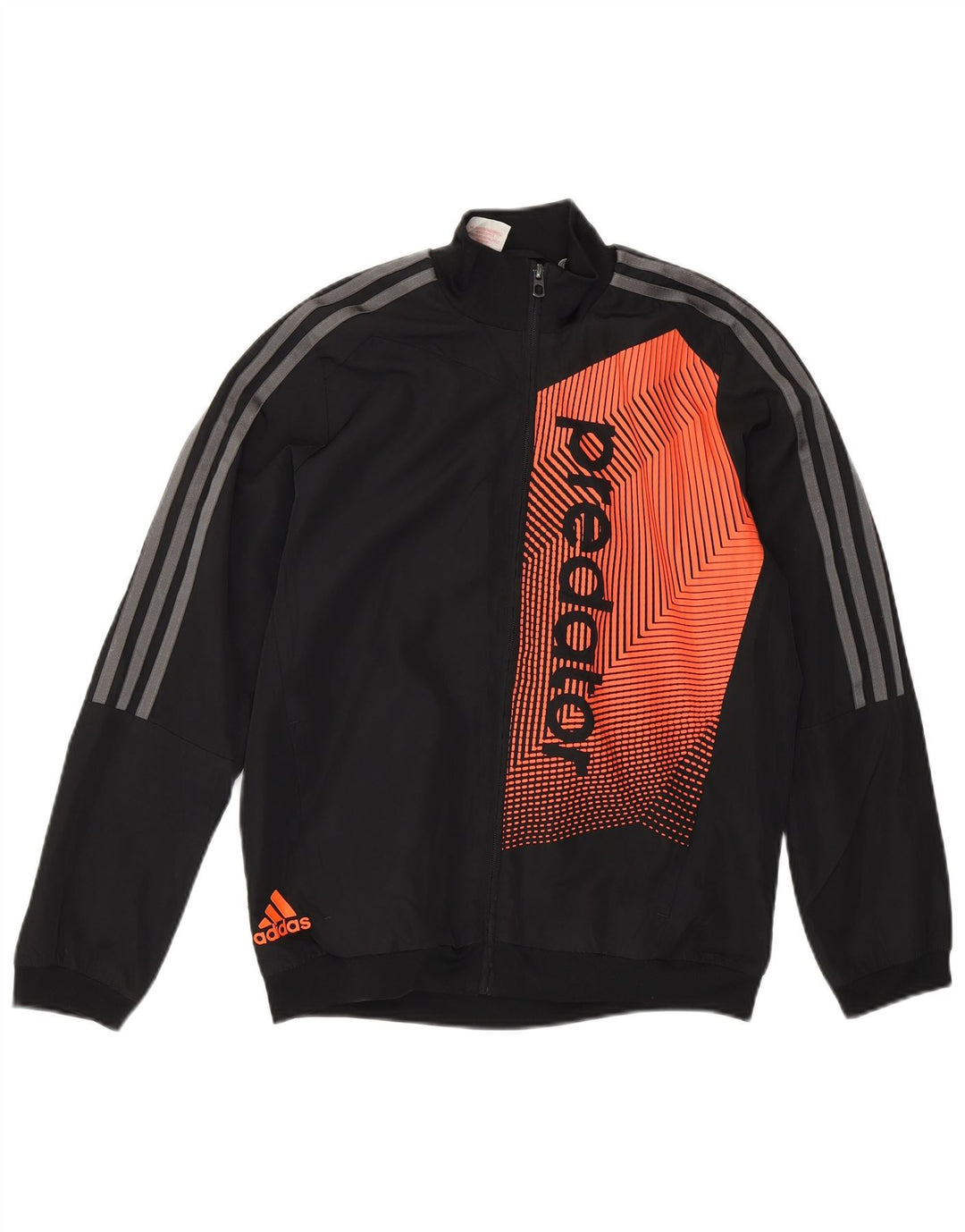 Gornja jakna od trenirke Adidas Predator, 11-12 godina, crni poliester