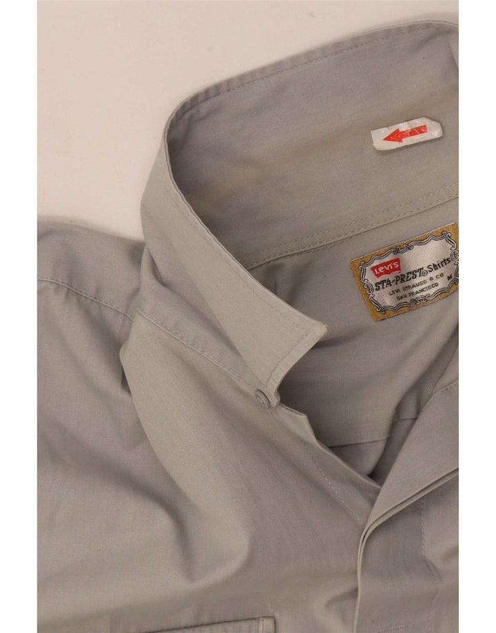 Levi's muška košulja kratkih rukava srednje sivi pamuk