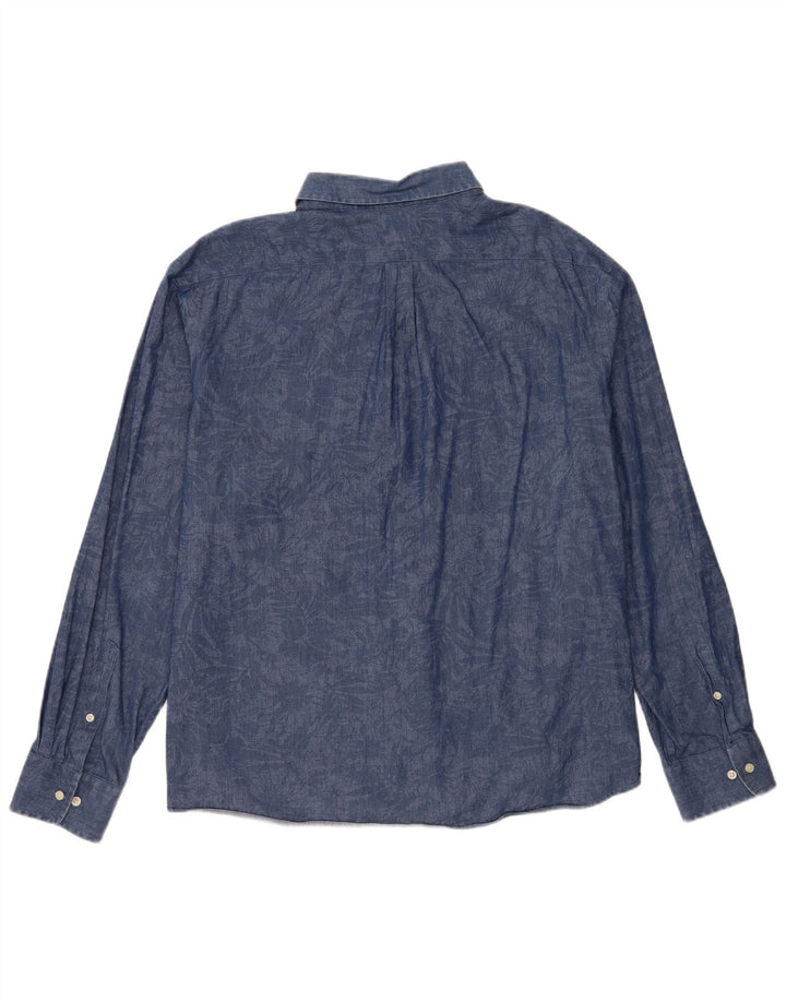Ralph Lauren muška košulja standardnog kroja 2XL tamnoplavi cvjetni elastin