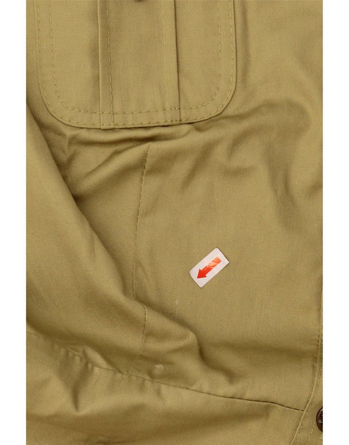 VINTAGE Womens Shirt Dress IT 44 Medium Khaki Polyester Vintage Vintage and Second-Hand Vintage from Messina Hembry 
