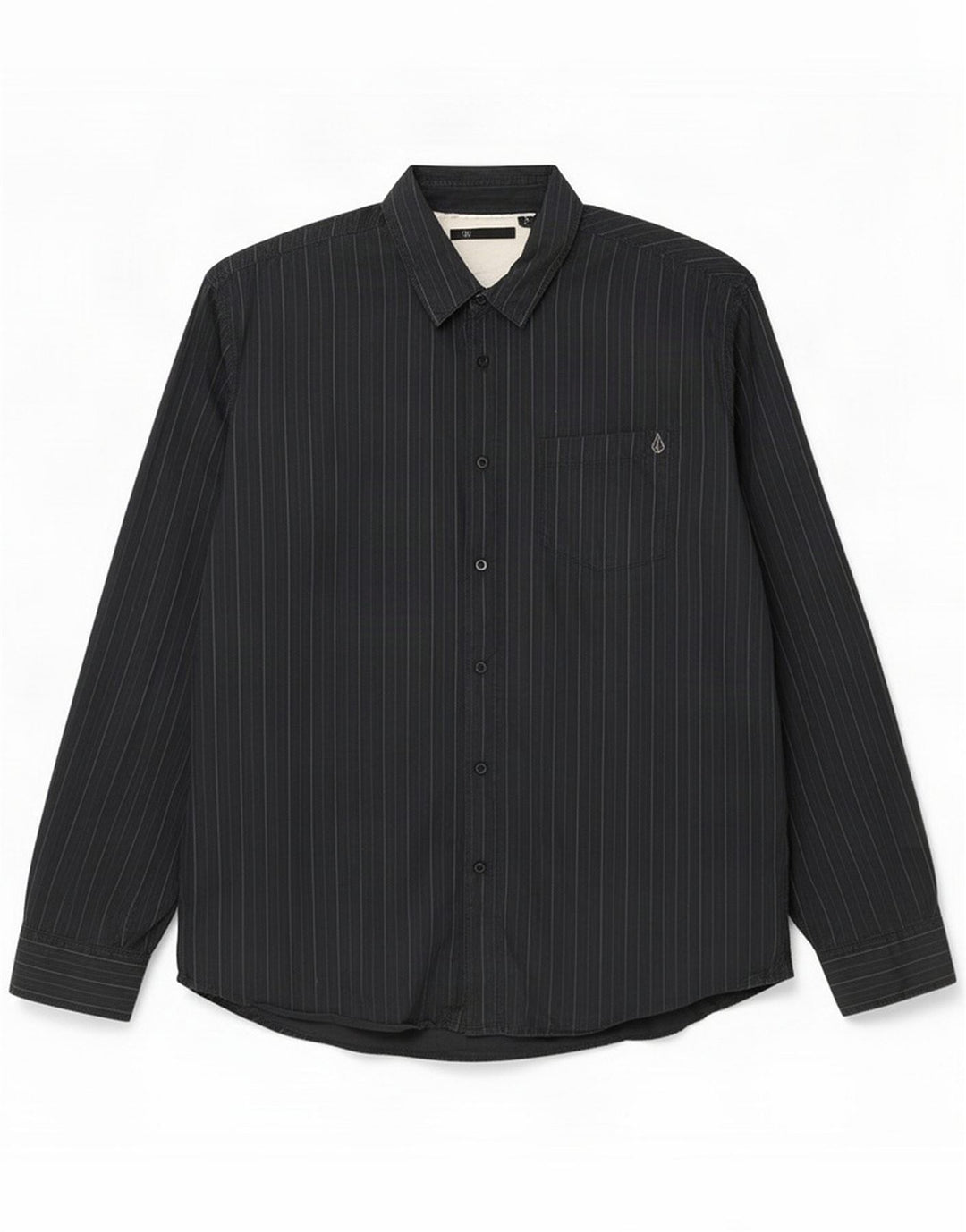 Volcom muška košulja XL Black Pinstripe Cotton