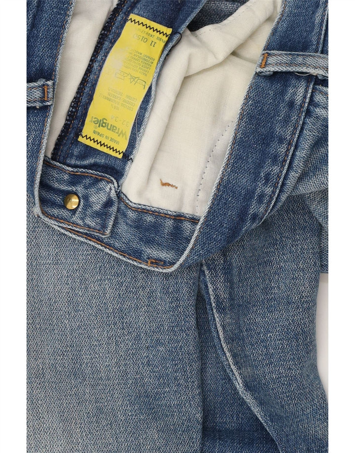 Wrangler muške ravne traperice W32 L27 plavi pamuk