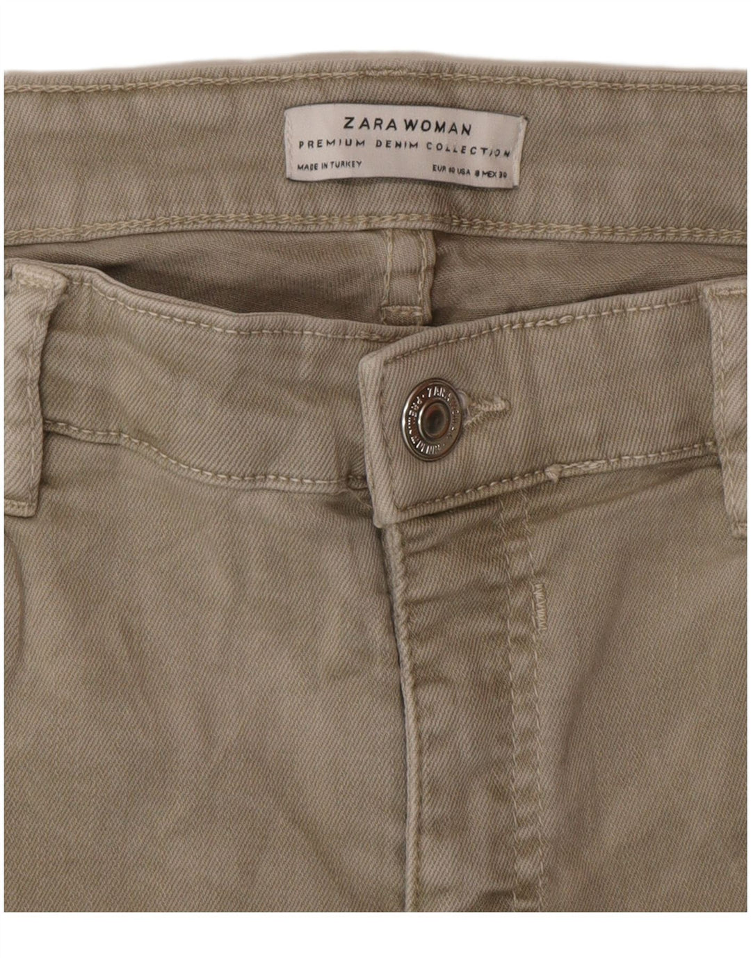 Zara ženske uske traperice EU 40 srednje W30 L26 sive