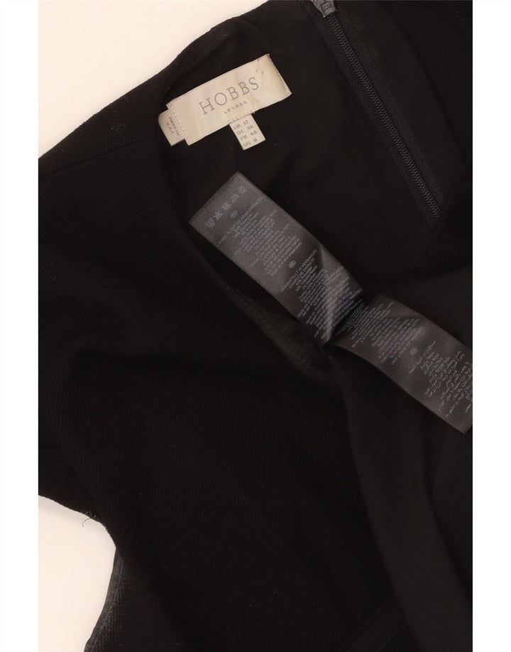 Hobbs ženska plašt haljina UK 12 Srednji crni poliester