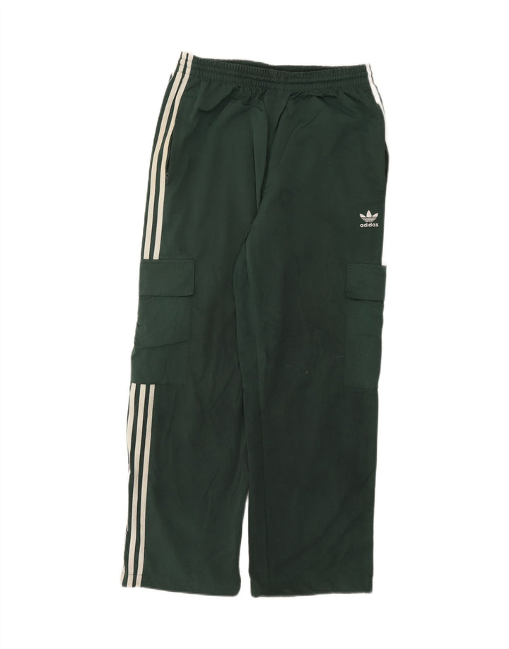 Adidas muške kargo trenirke srednje zelene poliamidne hlače