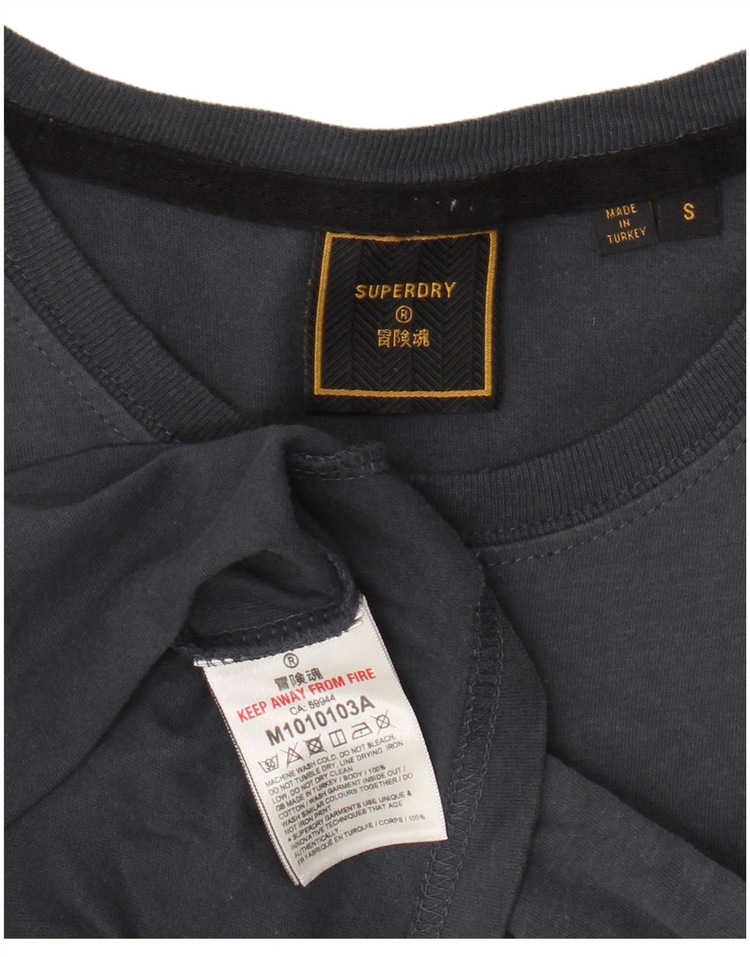Superdry muška majica kratkih rukava s grafičkim motivima, mali sivi pamuk