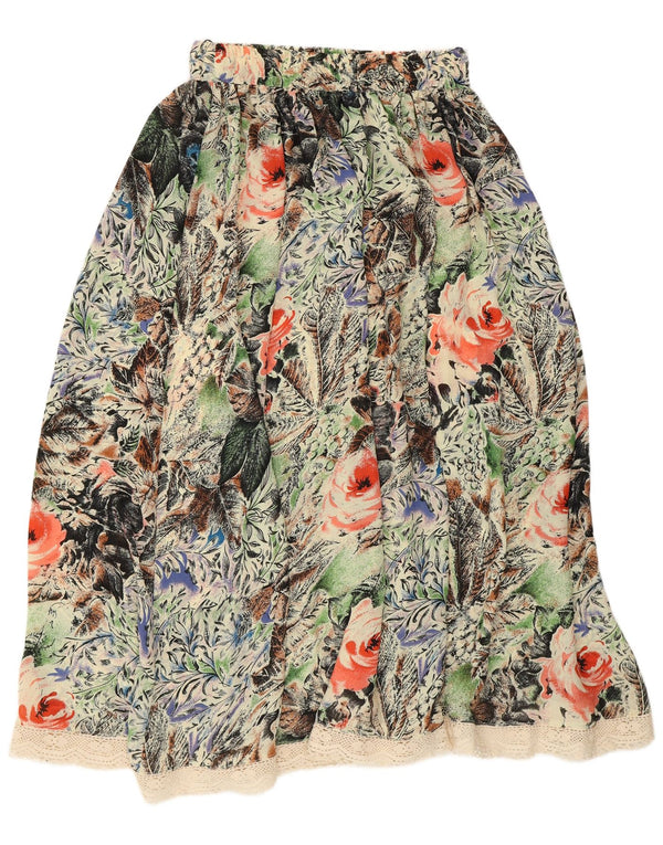 Betty Barclay ženska lepršava suknja UK 14 velika W28 višebojno cvjetno