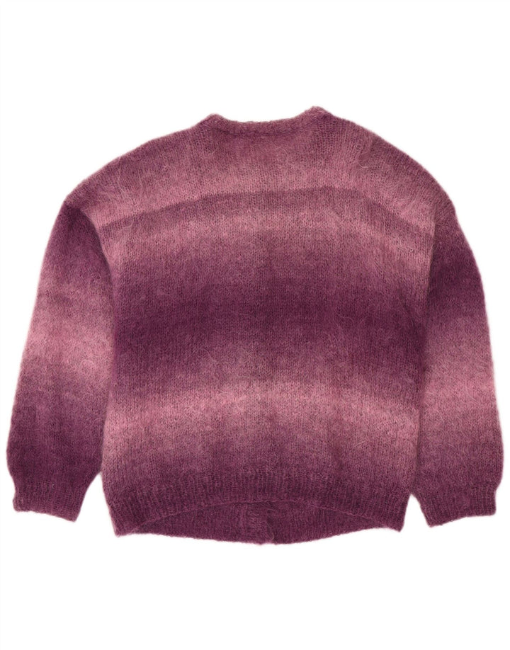 VINTAGE ženski kardigan pulover širokog kroja UK 18 XL ljubičaste boje