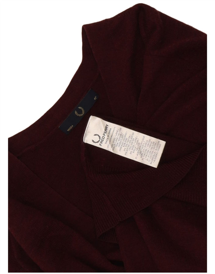 Fred Perry muški kardigan džemper srednje veličine od vune