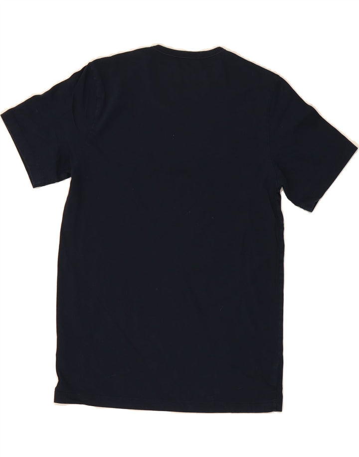 HUGO BOSS Mens T-Shirt Top Small Navy Blue Cotton Vintage Hugo Boss and Second-Hand Hugo Boss from Messina Hembry 