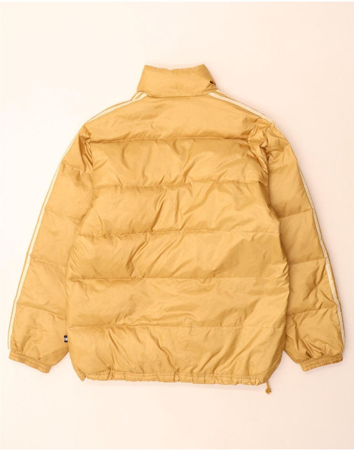 Podstavljena jakna Adidas za dječake 15-16 godina žuti poliamid