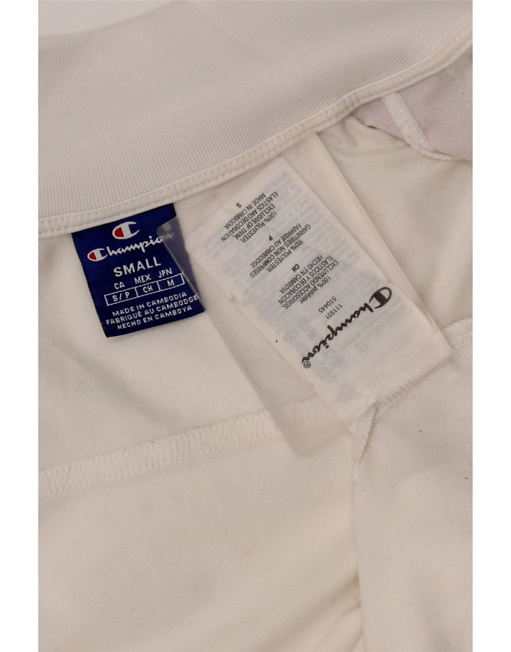 Champion ženska gornja jakna trenirke UK 10 Mali bijeli poliester