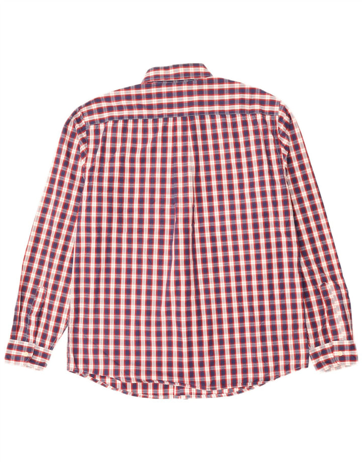 DOCKERS Velika muška košulja tamnoplava karirana pamuk