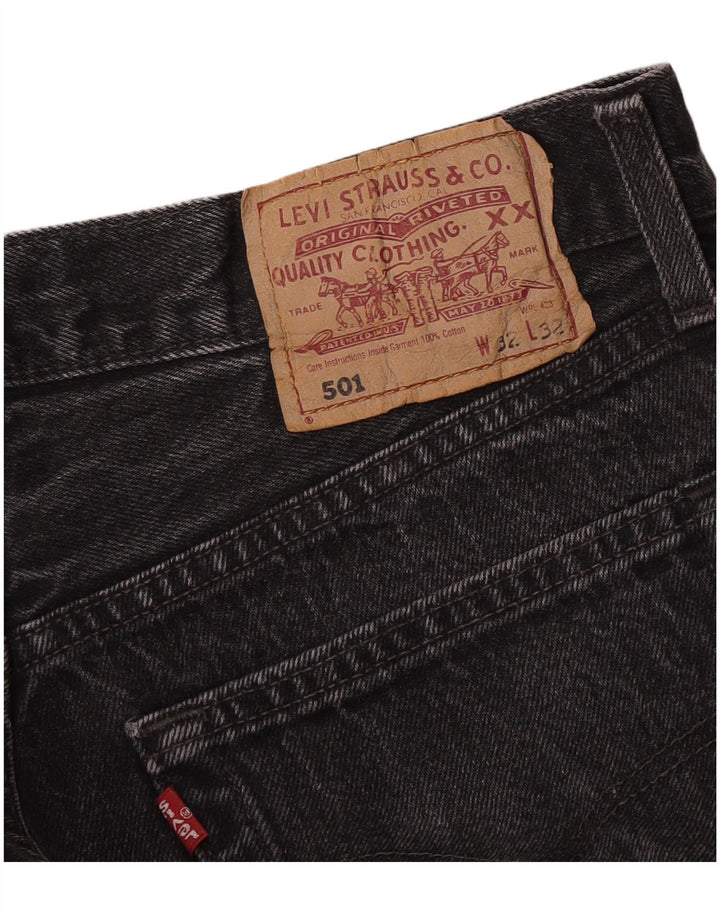 Levi's muške 501 ravne traperice W32 L32 sive