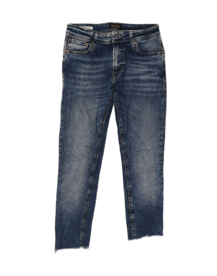 Jack & Jones ženske uske traperice W28 L23 plavi pamuk