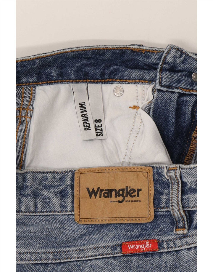 Wrangler ženska suknja od trapera u UK 8 mala W27 plava