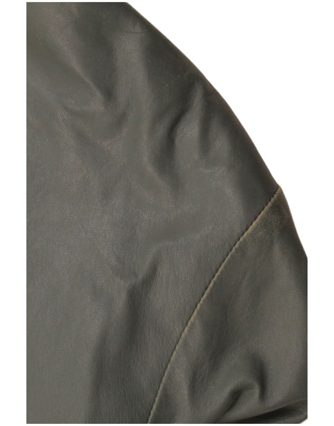 VINTAGE ženska kožna bomber jakna UK 12 Srednje siva koža