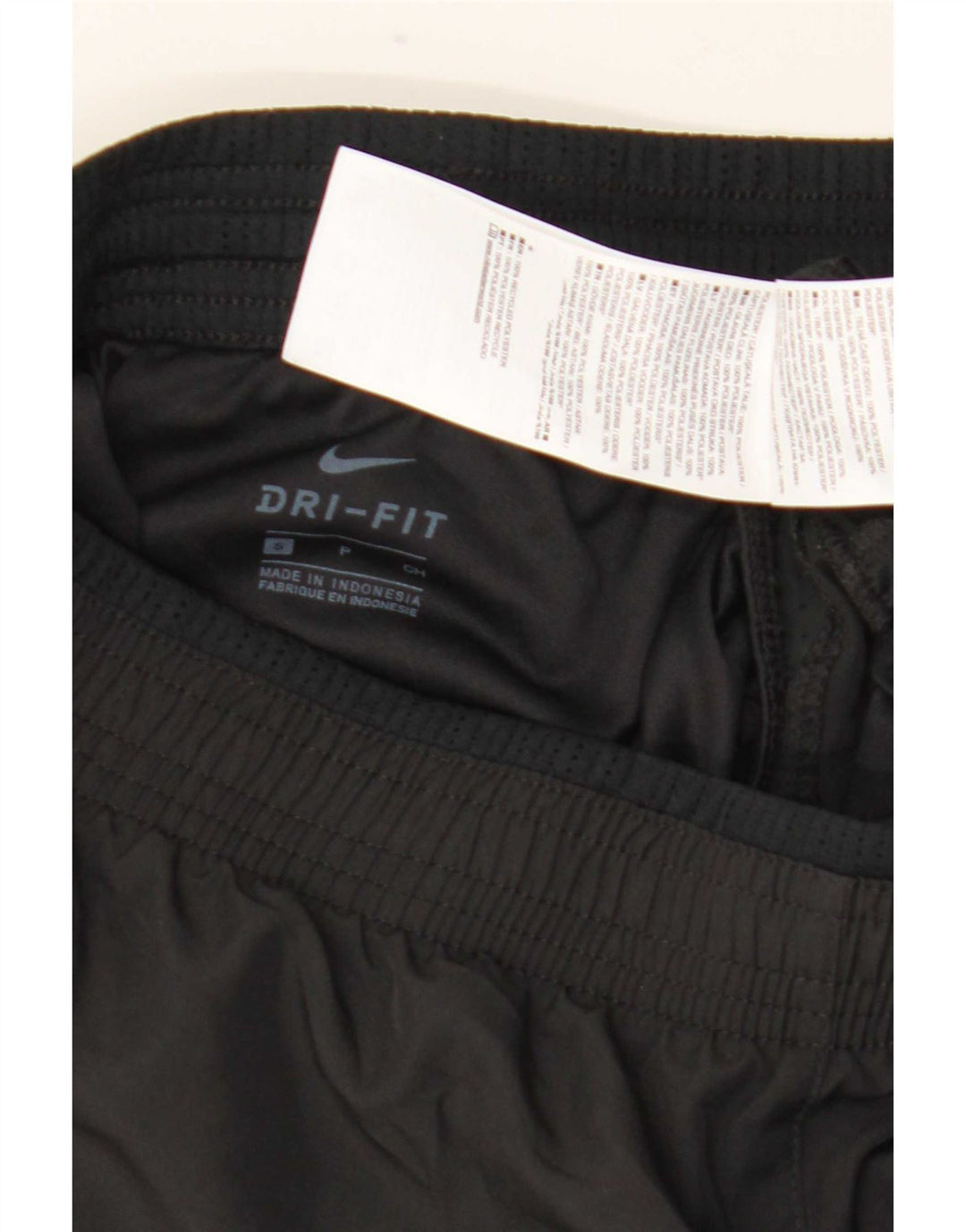 Nike Ženske Dri Fit Sportske Kratke Hlače UK 8 Mali crni poliester