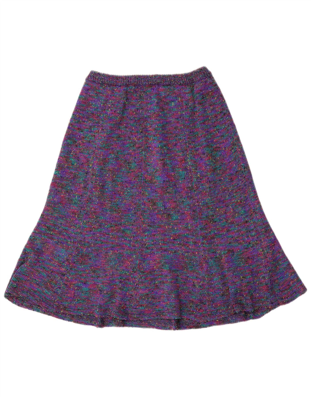 Vintage ženska suknja A-kroja srednje veličine W32 s šarenim pjegama