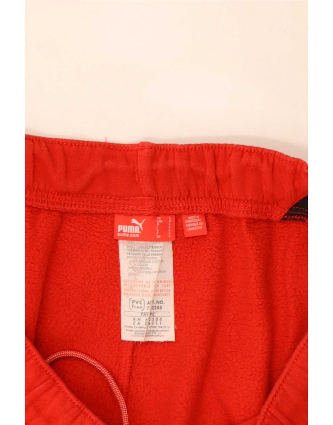 Puma muške trenirke Hlače Joggers Large Red Cotton