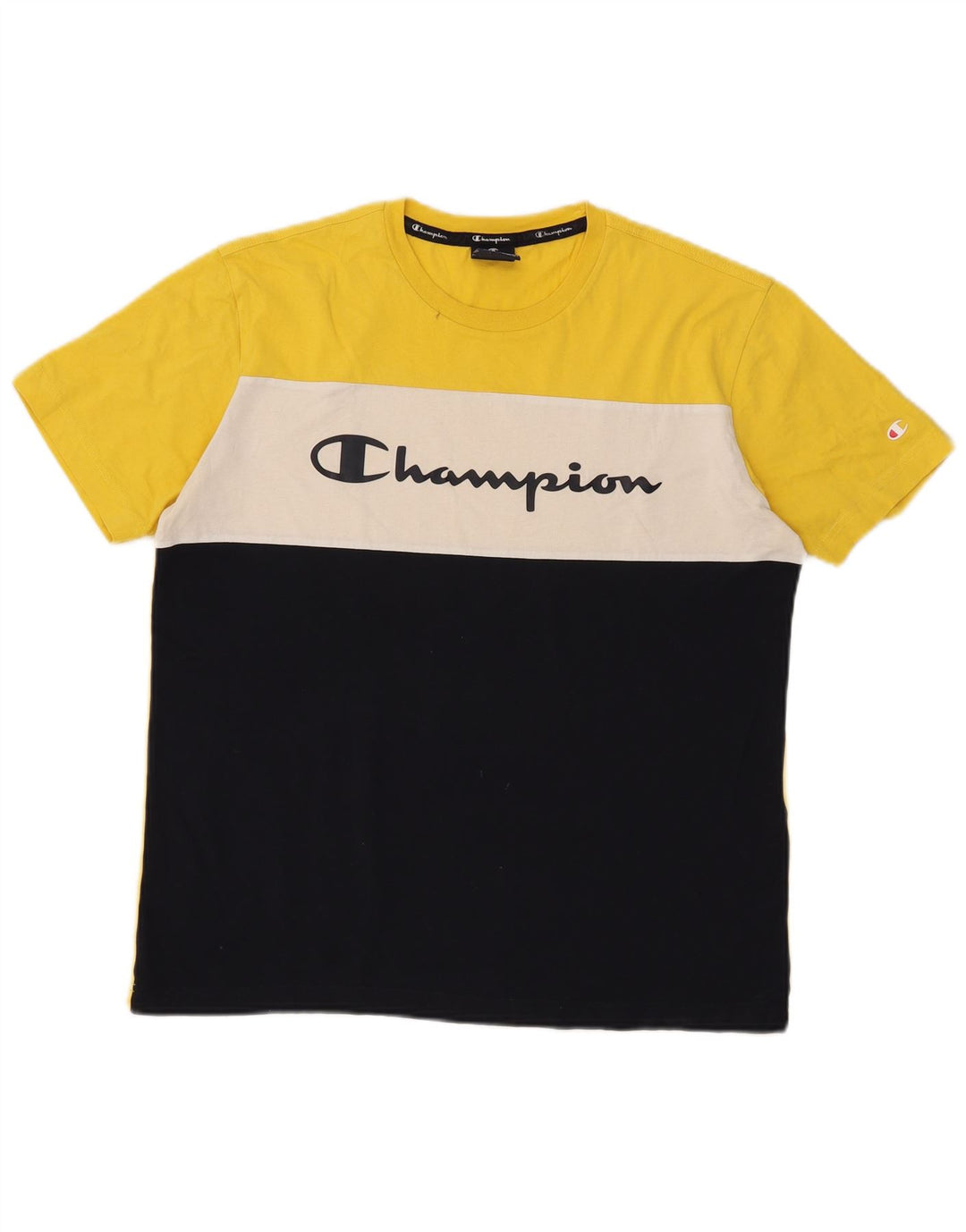 Champion, gornji dio majice s grafičkim motivima srednje crne boje