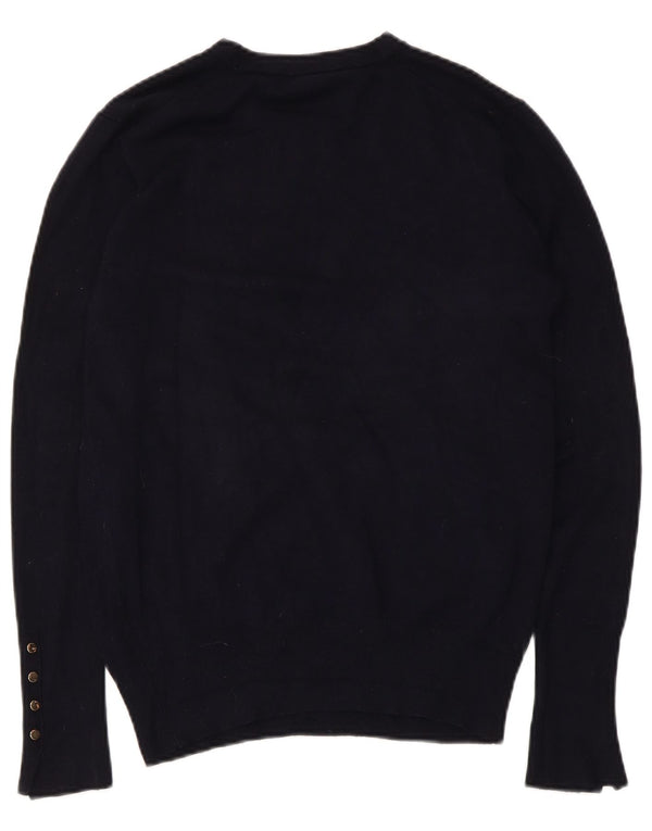 Zara ženski džemper s okruglim izrezom UK 18 XL tamnoplavi