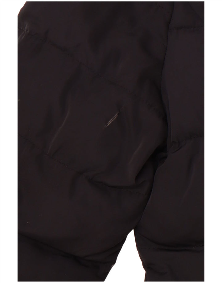 PUFFA ženska podstavljena jakna UK 16 veliki crni poliester