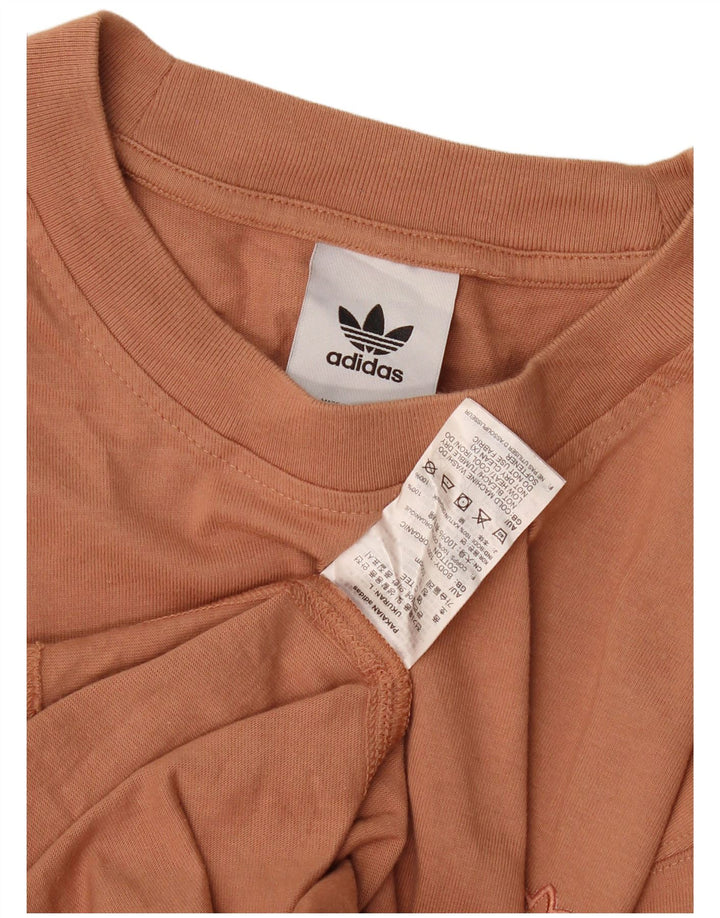 Adidas muška majica kratkih rukava Srednje smeđi pamuk