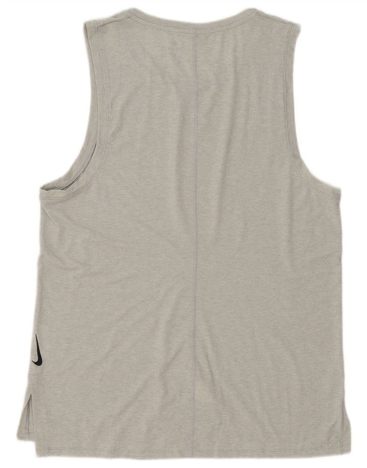 Nike Dri Fit Slim Top Veliki sivi poliester