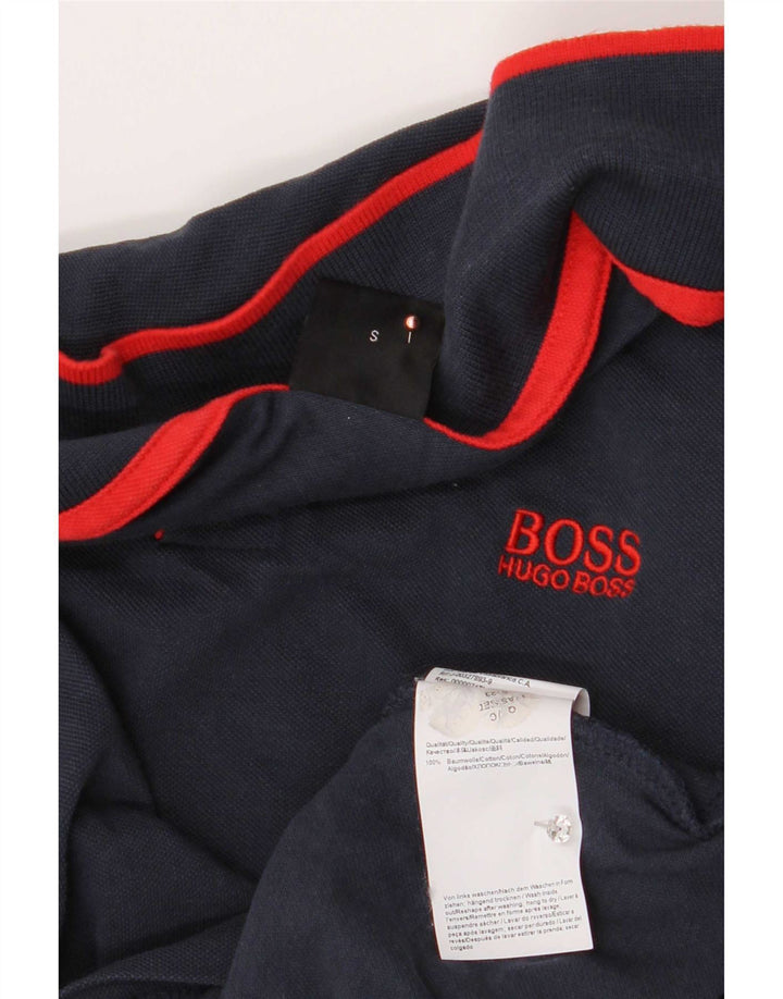 Hugo Boss muška polo majica mala tamnoplava pamučna
