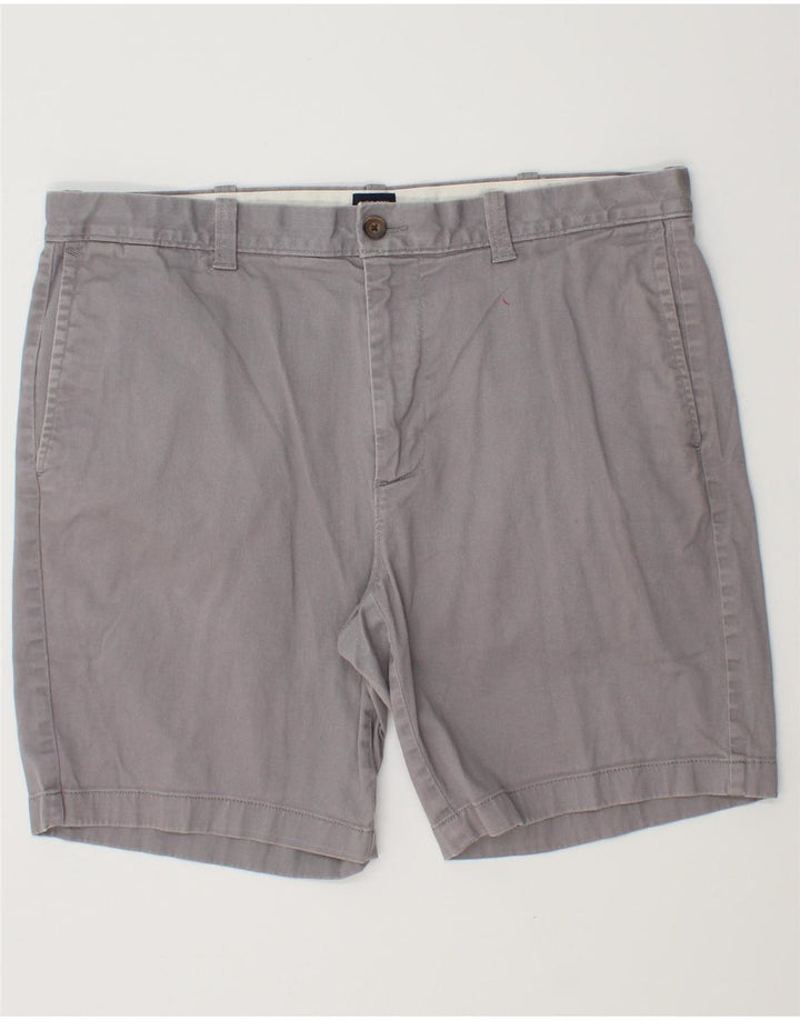 J. CREW Muške chino kratke hlače W36 Veliki sivi pamuk