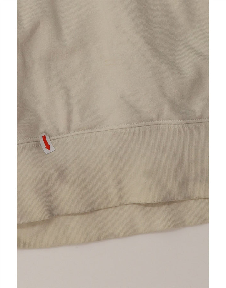 ADIDAS Ženska majica s kapuljačom UK 14 srednje bijele boje, pamuk