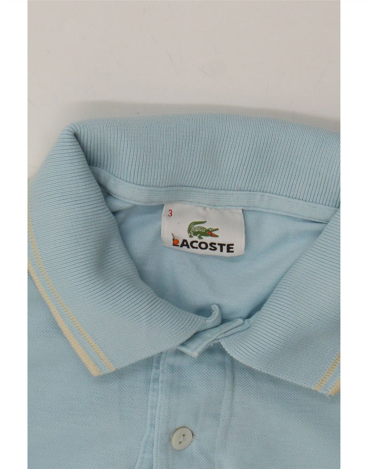 LACOSTE Mens Polo Shirt Size 3 Small Blue Cotton Vintage Lacoste and Second-Hand Lacoste from Messina Hembry 